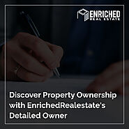 Discover Property Ownership with EnrichedRealestate's Detailed Owner Search
