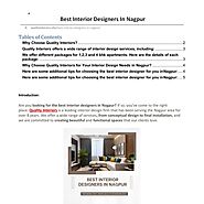 Best Interior Designers In Nagpur