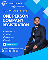 Best Consultants for One-Person Company Registration