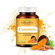 Curcumin Capsules | Ayurvedic Supplement for Joint Care & Digestive Support | Inflammation Relief | 60 Veg Capsules (...