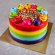 Order Rainbow Cake Online Delivery | Greatest Bakery Delights