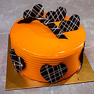 Orange Fresh Cream Cake Online | Order Now from Greatest Bakery
