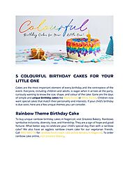 5 Unique Birthday Cakes You Must For Your Child