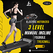 Electric Motorized Foldable Treadmill with Adjustable Manual Incline