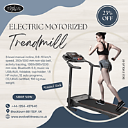 Shop Electric Motorized Treadmill for Running | Evolve Fittness UK