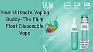 Your Ultimate Vaping Buddy-The Flum Float Disposable Vape