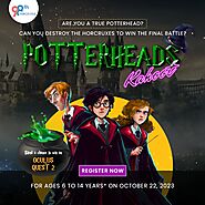 Live Potterheads Quiz Contest for age 6 -14 years.