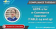 GSTR 1 Updates 2024: E-commerce Operator, Table 14 & 15 Explained!