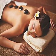 Relaxation is elevated with a Hot Stone Massage
