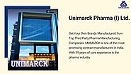 Contract Manufacturing Services For Pharma Product by unimarckpharmaindialtd - Issuu