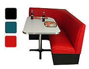 Choose from an assorted range of Diner booth sets exclusively made in the USA