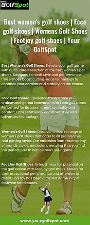 Best womens golf shoes | Ecco golf shoes | Womens Golf Shoes | Footjoy golf shoes | Your GolfSpot