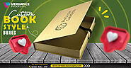 Enhance your product presentation with Custom Book Style Boxes from Verdance Packaging!