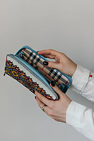 Caring for Your Bead-Embroidered Wallet Purse Handle with Care
