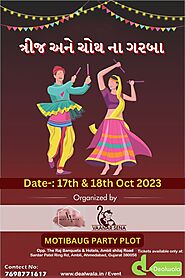 3rd and 4th Garba-2023 Alvi Events -Exclusive Deals, Discounts, and Exciting Experiences | Dealwala.in