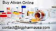 Buy Ativan(Lorazepam) 2mg Online and get FREE Home Delivery