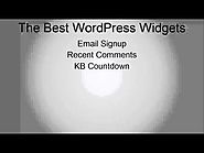 The Best WordPress Widgets