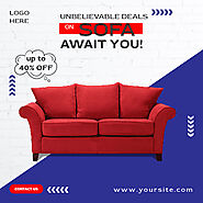 Poster for Sofa Sale Up To 40% OFF Unbelievable Deals on Sofas Await You!