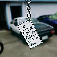 Initial D Licence Number Plate Keychain – Perfect Shift