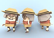 Low Poly Character Creation | 3D Game Model