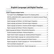 English Language Lab Digital Teacher Pearltrees