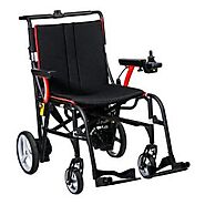 Power Wheelchair Feather Power Wheelchair 18 Inch Seat Width 250 lbs. Weight Capacity