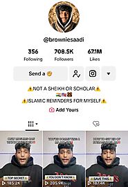 An Overview of Brownie Saadi's TikTok page