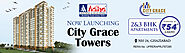 Aditya City Grace on NH24 ,Ghaziabad offers 2 bhk and 3 bhk luxury apartments