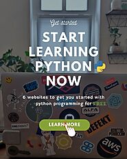 6 Interactive platform to learn Python free & fast.