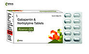 Gabapentin Nortriptyline Hydrochloride Tablets price | ABANOR-GN | Elkos Healthcare