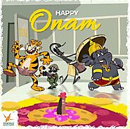 Happy Onam : The Top Animation Company in India : Toonz Media Group