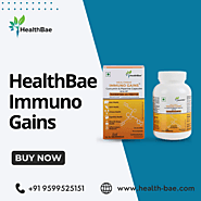 HealthBae Immuno Gains: Boost your immunity with immunity booster supplement