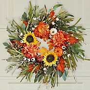 Decorative Farmhouse Fall Wreaths For The Front Door – Styles You’ll LOVE