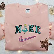 Alice x Nike Embroidered Shirt, Alice in Wonderland Disney Embroidered Shirt, Nike Inspired Embroidered Shirt - Small...