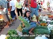 Food Market in Bauang Philippines in Province of La Union near San Fernando