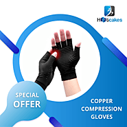 Experience Relief with Hot Cakes' Copper Compression Gloves - Embrace Comfort!