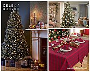 Celebright UK Experience the Magic of Pre Lit Realistic Christmas Trees and Decorations