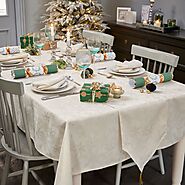 Sparkle & Dine: Unwrap Magic with Our Christmas Metallic Snowflake Collection!