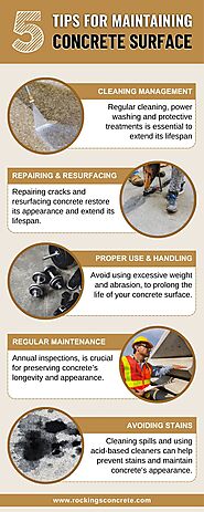 Tips For Maintaining A Concrete Surface