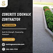 Concrete Sidewalk Contractor in San Antonio