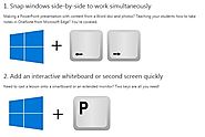 12 Windows shortcuts every educator should know - Microsoft in Education Blog - Site Home - TechNet Blogs