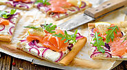 Flammkuchen mit Lachs – Flammkuchen Rezept