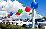 Balloon Decoration on Car