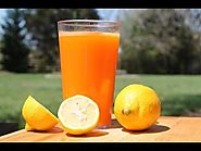 Raw Carrot Lemon Juice Recipe