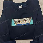 Inumaki Toge Embroidered Shirt, Jujutsu Kaisen Embroidered Shirt, Hot Topic Anime Shirts - Small Gifts Great Love