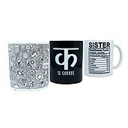 Custom mugs, personalized printed coffee mugs manufacturer & exporter