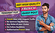 I will provide french guest post with dofollow backlink