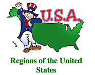Regions of the USA - FREE Lesson Plans & Games for Kids