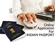 Online passport application fill up procedure