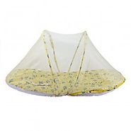 Baby Bedding set Bee print with Mosquito Net - Cream :: Baby Bedding and Pillows Classic Mosquito Net Bed by Morisons...